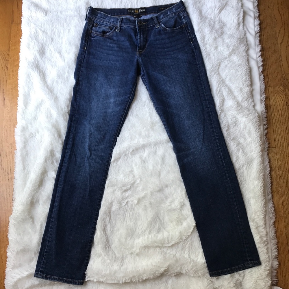 Lucky brand sweet n straight embroidered jeans 28 - Picture 5 of 7